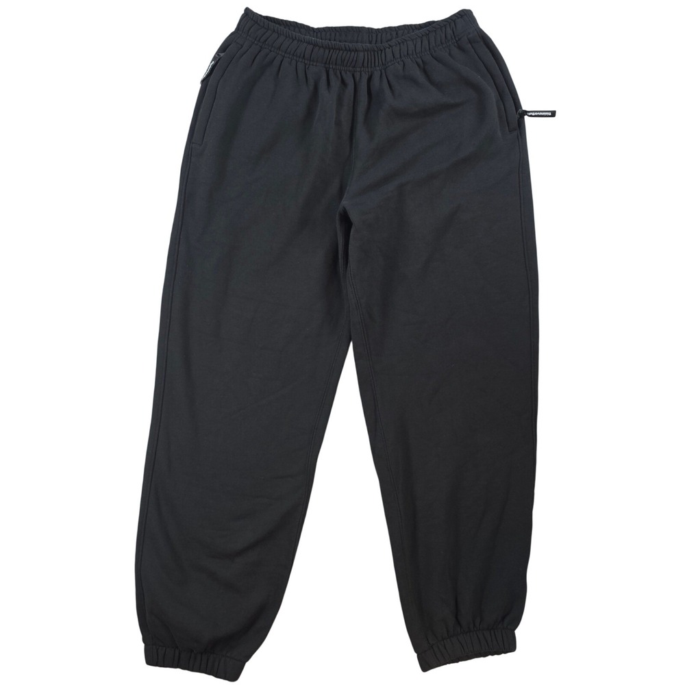 thisisneverthat Men Large Black BIG Sweatpants Fleece Joggers